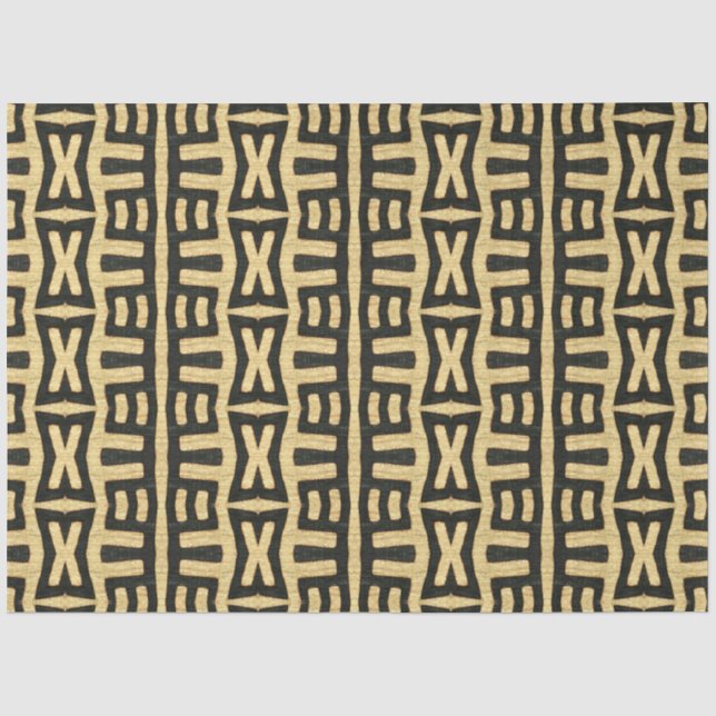 Papier Mousseline Papier de découpage textile africain (Recto)