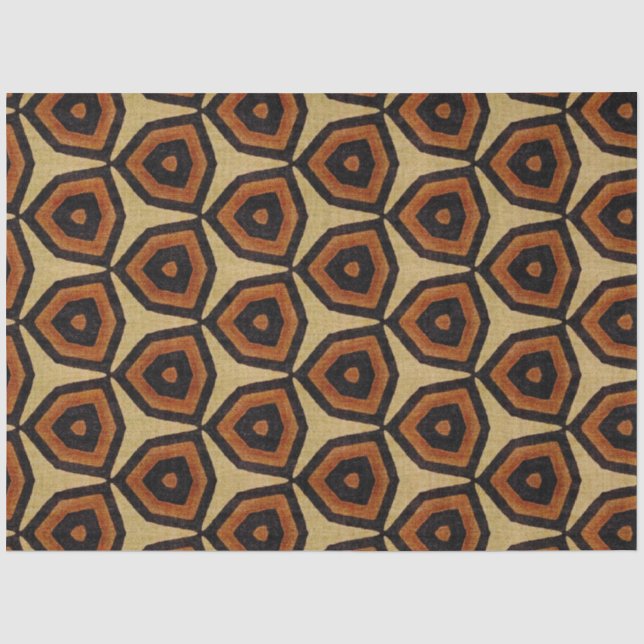 Papier Mousseline Papier de découpage textile africain (Recto)
