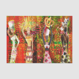 Papier Mousseline Papier de fond africain Supremes