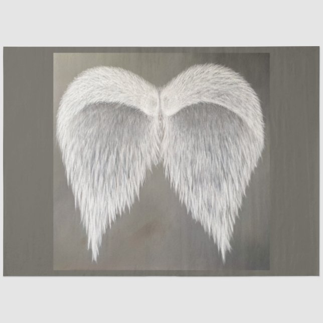 Papier Mousseline Papier de fond Angel Wings (Recto)