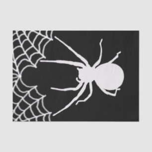 Papier Mousseline Papier de fond blanc Spider