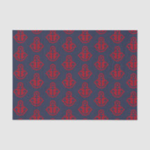 Papier de fond de la Marine et des Ancres rouges