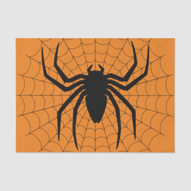 Papier Mousseline Papier de fond d'oignon d'Halloween (Recto)