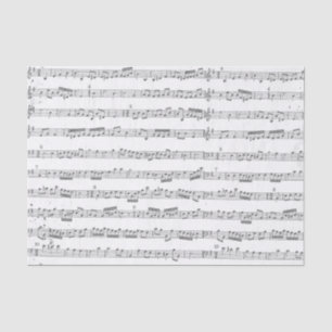 Papier Mousseline Papier de fond musical gris