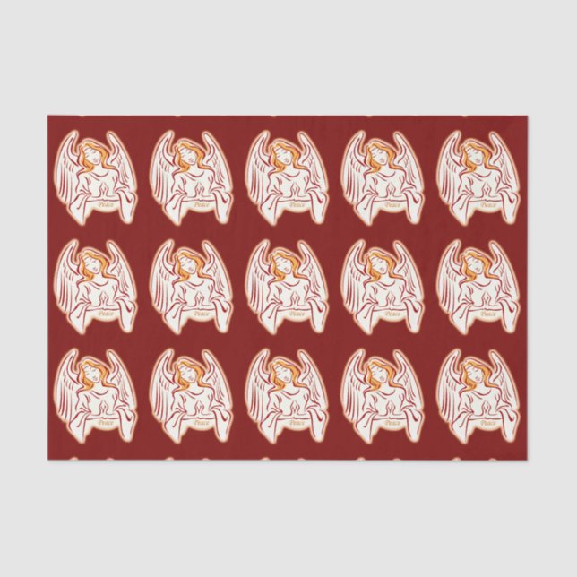 Papier Mousseline Papier de fond Peace Angel (Recto)