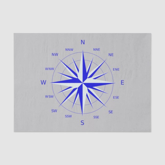 Papier Mousseline Papier de fond Rose Compass (Recto)