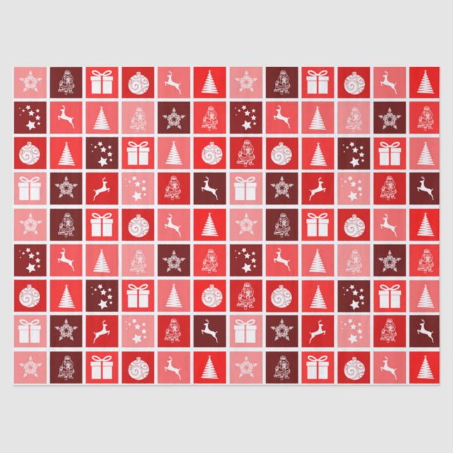 Papier Mousseline papier de mouchoirs de noël (Recto)