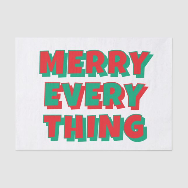 Papier Mousseline Papier de Noël (Recto)