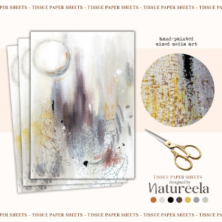 Papier Mousseline Papier de papier de découpage Abstrait Motif moder