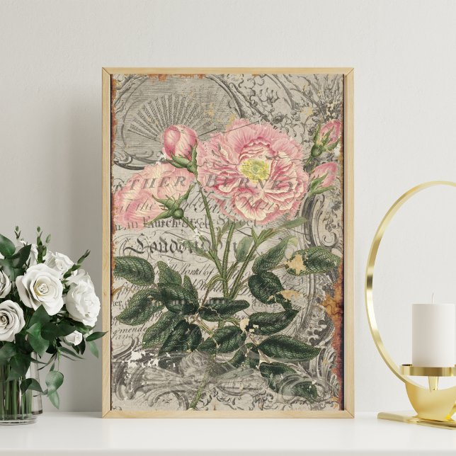 Papier Mousseline Papier de papier de découpage Rose à poudre crémeu (Créateur téléchargé)