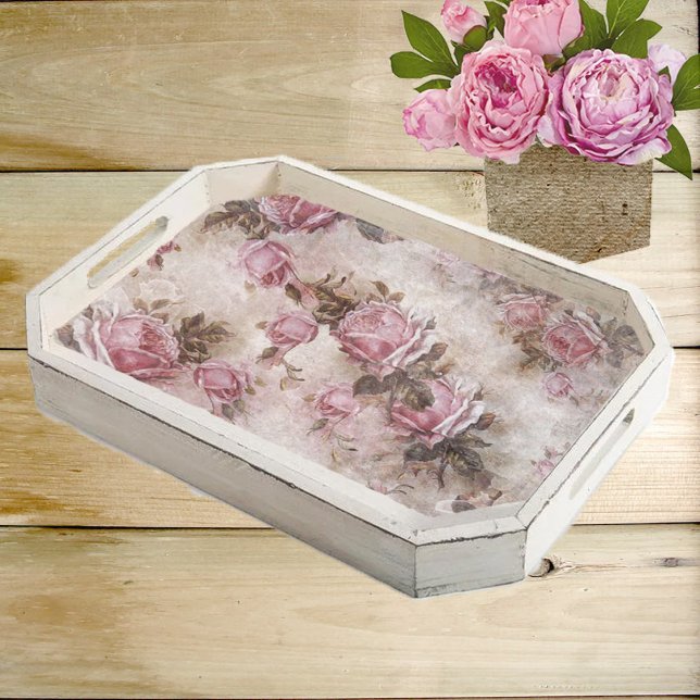 Papier Mousseline Papier de papier de découpage Roses roses (Vintage Roses Decoupage Tissue Paper)