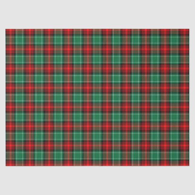 Papier Mousseline Papier de papier de papier de Motif rouge vert vac (Recto)