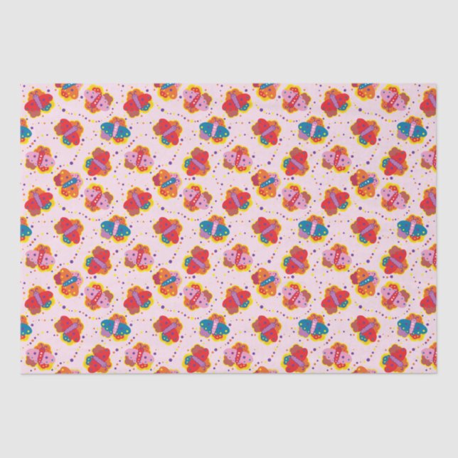 Papier Mousseline Papier de papier de papier de papillon de style an (Recto)