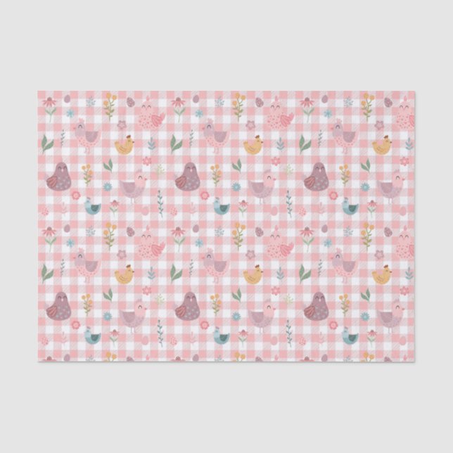 Papier Mousseline Papier de papier En vichy papier tissu (Recto)
