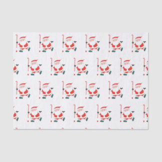 Papier Mousseline Papier de papier journal de Noël de hockey sur gaz