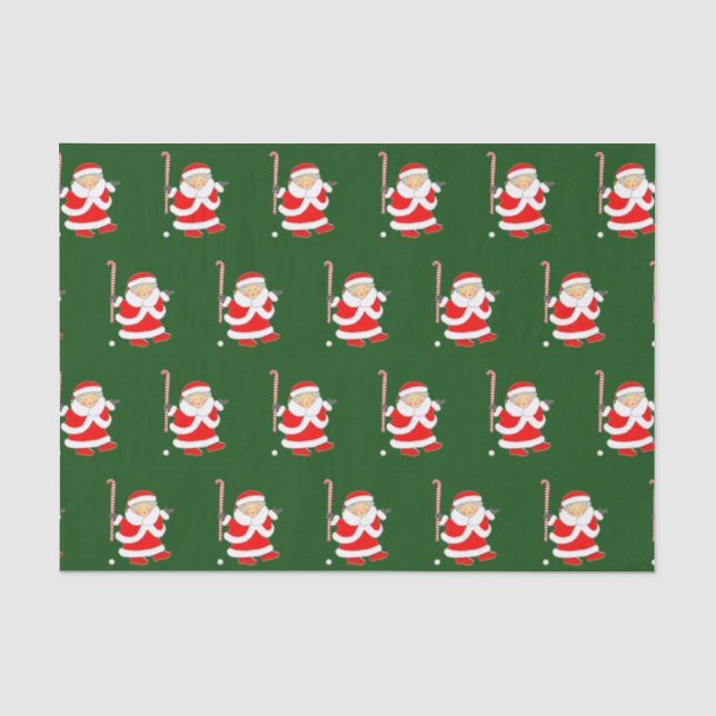 Papier Mousseline Papier de papier journal de Noël de hockey sur gaz (Recto)