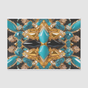 Papier Mousseline Papier de papier tissu avec conception de couleurs