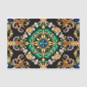 Papier Mousseline Papier de papier tissu avec design de couleurs bré