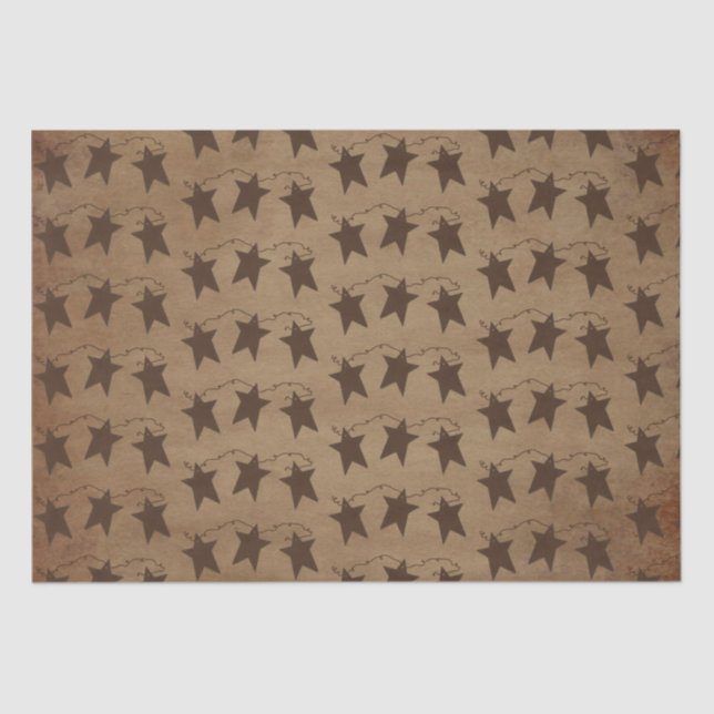 Papier Mousseline Papier de papier tissu Rusty Stars (Recto)