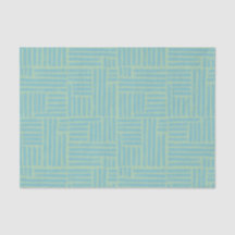 Papier de tissu à rouleaux d'encre turquoise