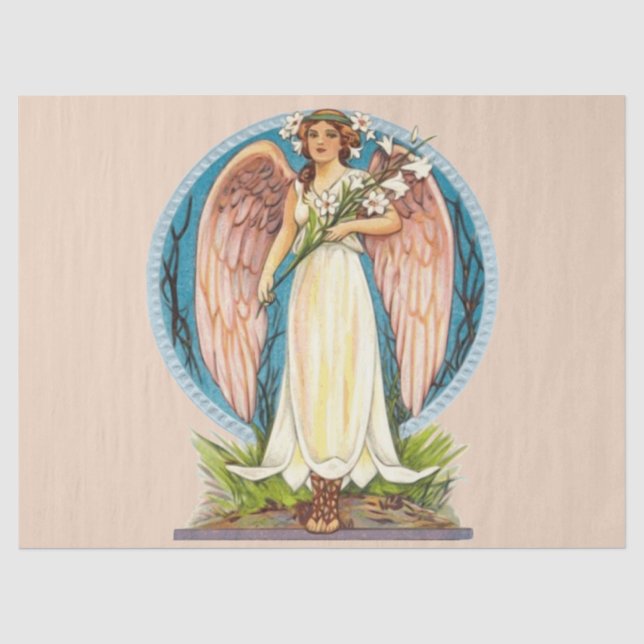 Papier Mousseline papier de tissu d'ange mystique (Recto)