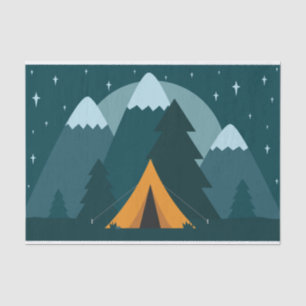 Papier Mousseline papier de tissu de camping