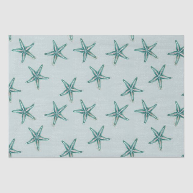 Papier Mousseline Papier de tissu de conception Starfish (Recto)