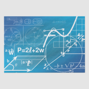 Papier Mousseline papier de tissu de formule géométrique