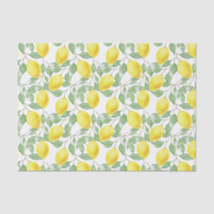 Papier Mousseline Papier de tissu de la vigne de citron