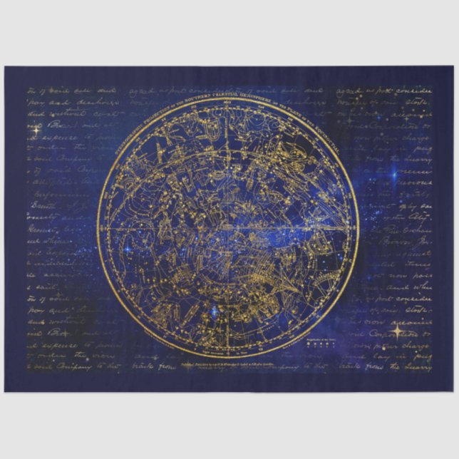 Papier Mousseline papier de tissu de l'hémisphère sud (Recto)