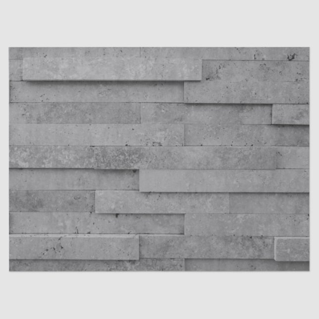 Papier Mousseline papier de tissu de pierre grise (Recto)