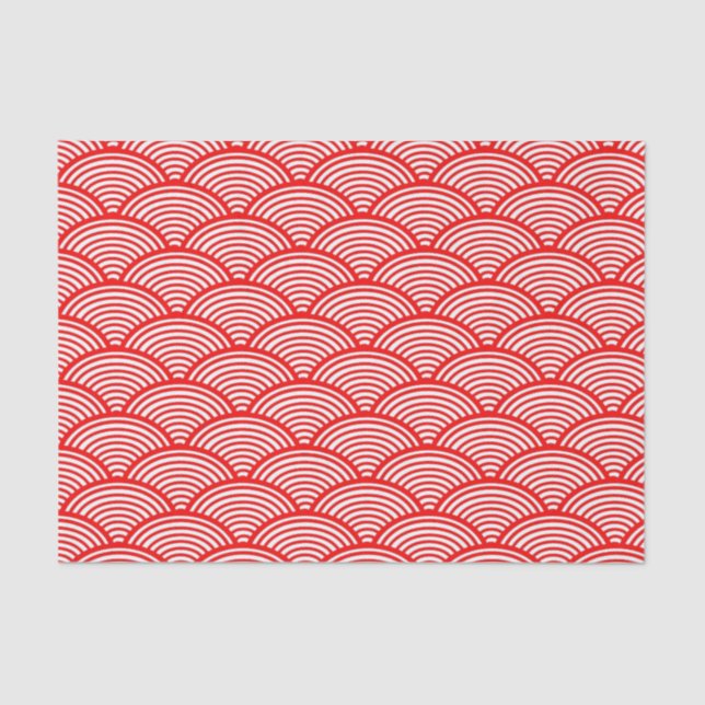 Papier Mousseline papier de tissu de vague de soleil (Recto)
