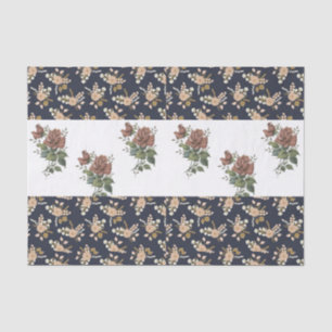 Papier Mousseline Papier de tissu décoratif Floral