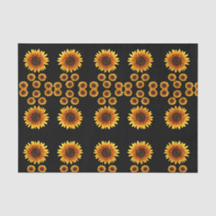 Papier Mousseline Papier de tissu décoratif Tournesol