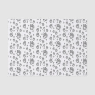 Papier Mousseline Papier de tissu décoratif Wolf