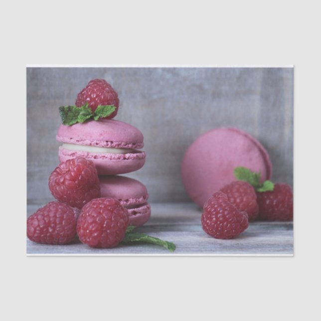 Papier Mousseline papier de tissu macaron (Recto)