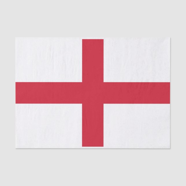 Papier Mousseline Papier de tissu patriotique avec drapeau d'Anglete (Recto)