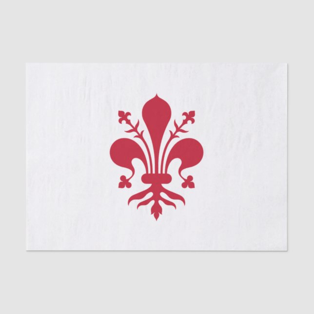 Papier Mousseline Papier de tissu patriotique avec drapeau de Floren (Recto)
