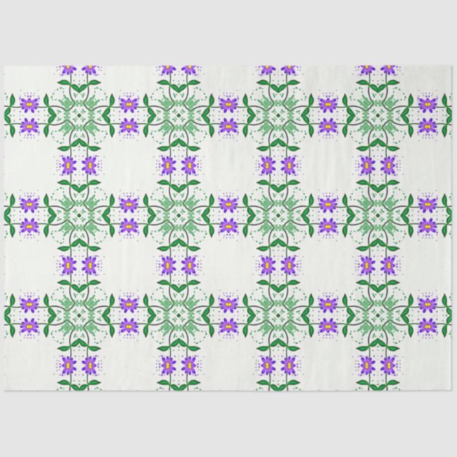 Papier Mousseline papier de tissu pourpre (Recto)