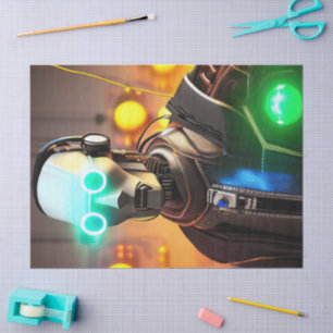 Papier Mousseline Papier de tissu Robot 2