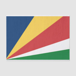 Papier Mousseline Papier de tissus aux couleurs des Seychelles