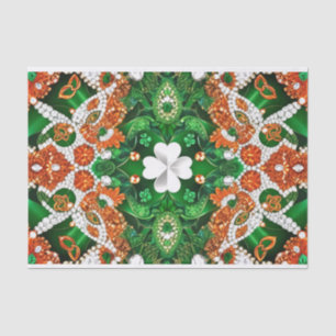 Papier Mousseline Papier de tissus avec design de couleurs Irlande