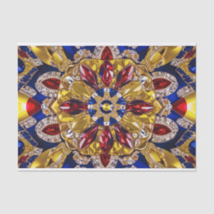 Papier Mousseline Papier de tissus avec la conception de couleurs Co