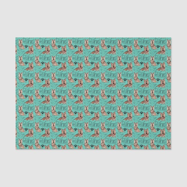 Papier Mousseline Papier de tissus berceau allemand (Recto)