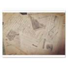 Papier de tissus de découpage pour meubles d'époqu