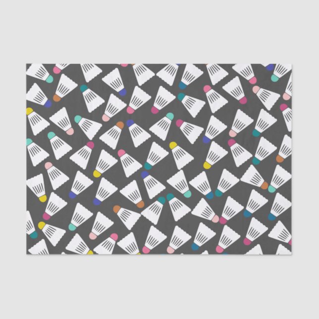 Papier Mousseline Papier de tissus de joli badminton (Recto)