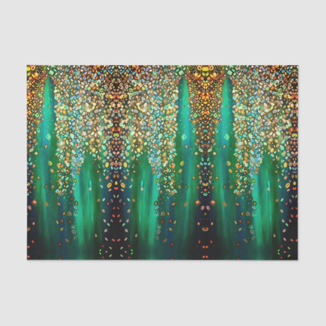 Papier Mousseline Papier de tissus de la cascade (Recto)