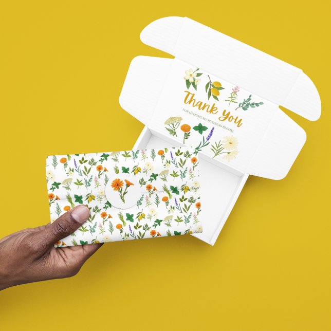 Papier Mousseline Papier de tissus d'herbe apothecaire (Celebrate someone special with this lovely apothecary herb tissue paper! )