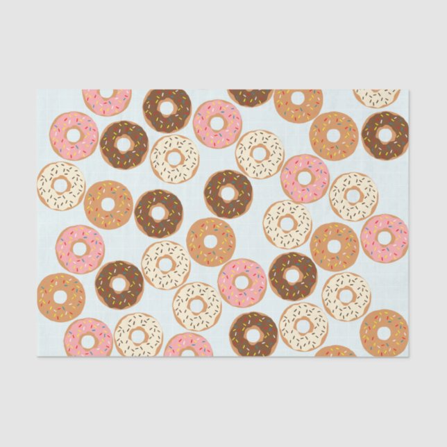 Papier Mousseline Papier de tissus Donuts (Recto)