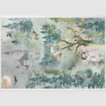 Papier de tissus Dreamy Woodland Nursery